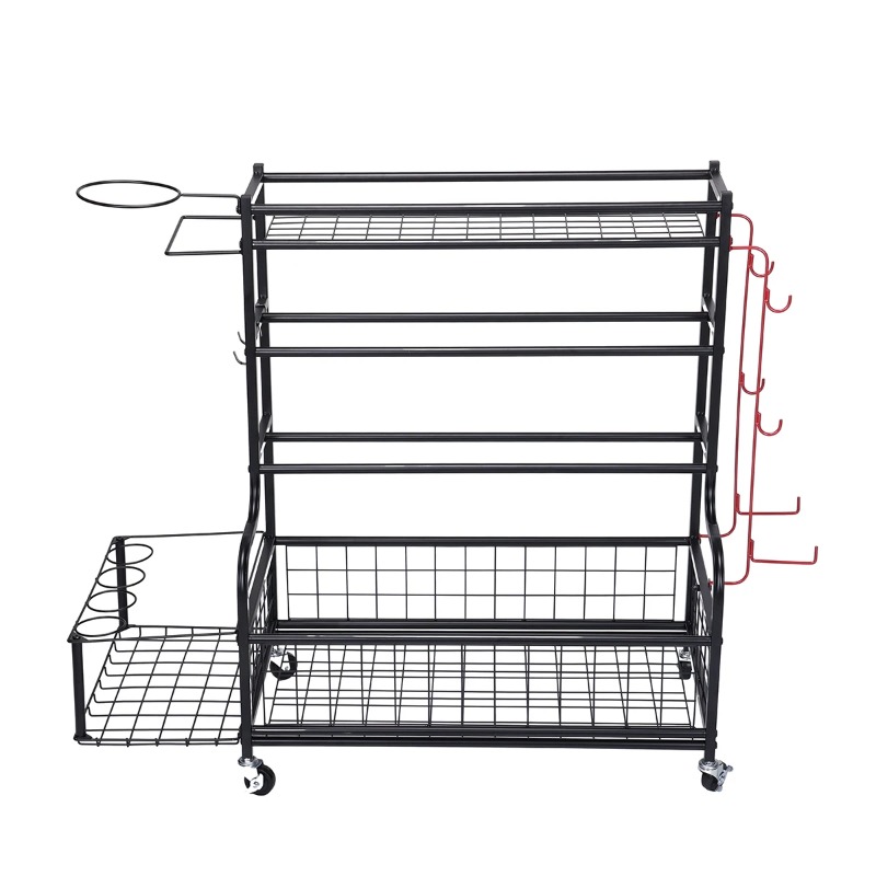Sports Equipment Kitchener - Household kitchen heavy-duty shelf blacksmith 4-layer