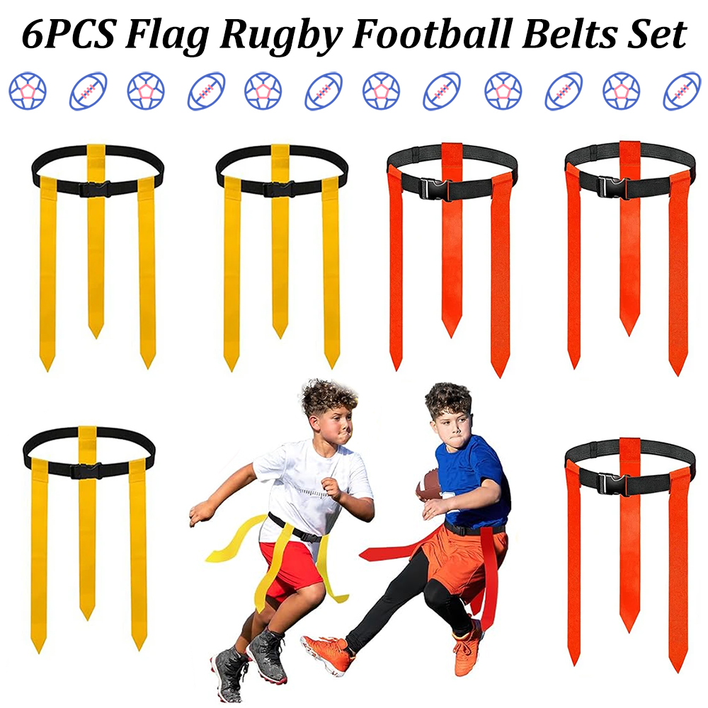 6PCS Flag Football Belts Set A - огляд і ціна Sports Equipment Kids