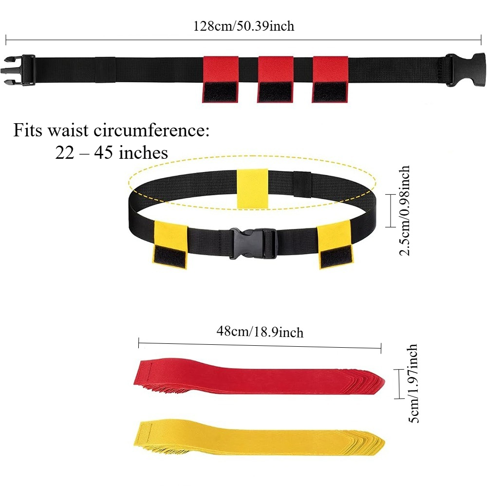 6PCS Flag Football Belts Set A - огляд і ціна Sports Equipment Kids