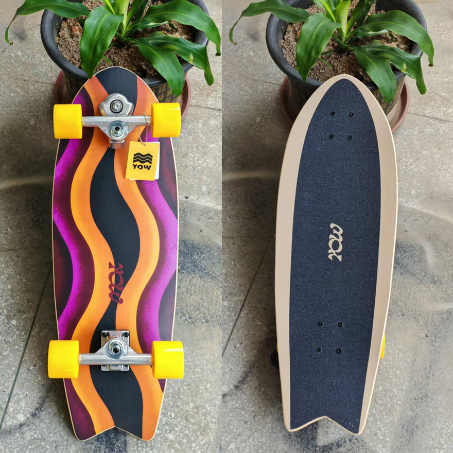 YOW land surf skateboard longb - огляд і ціна Skateboard Complete Deck