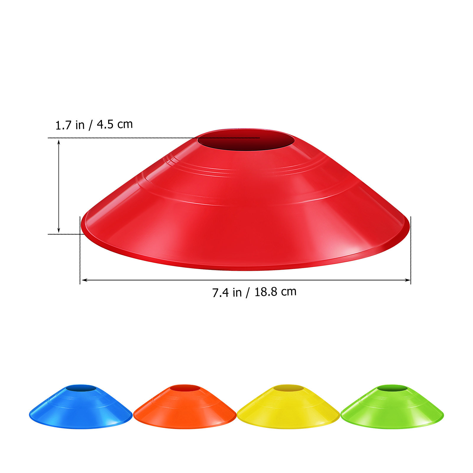 30Pcs Plastic Soccer Cones for - огляд і ціна Sports Equipment Kids