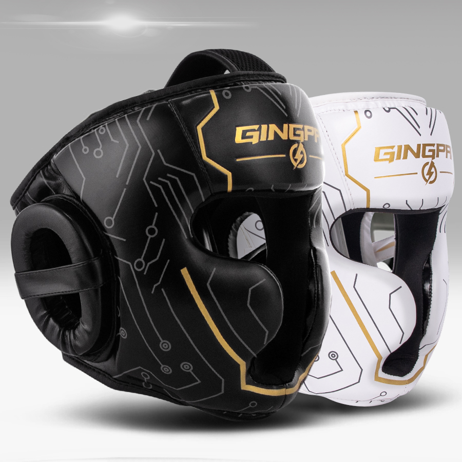 Full-covered Pu Boxing Helmet  - огляд і ціна Sports Equipment Kids