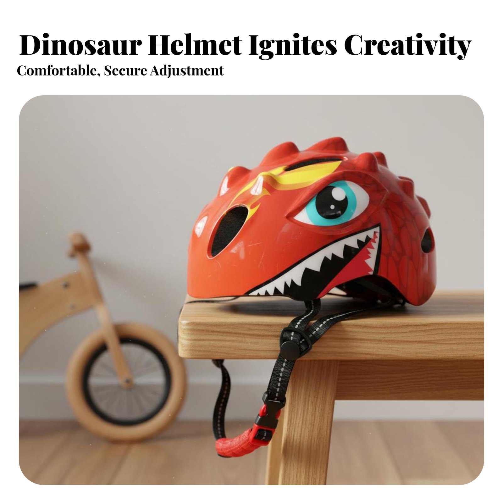 Cartoon Dinosaur Helmet Versat - огляд і ціна Sports Equipment Kids