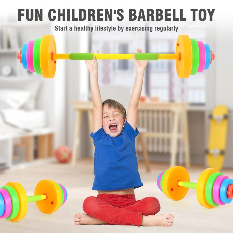 Adjustable Kids Dumbbell Barbe - огляд і ціна Sports Equipment Kids