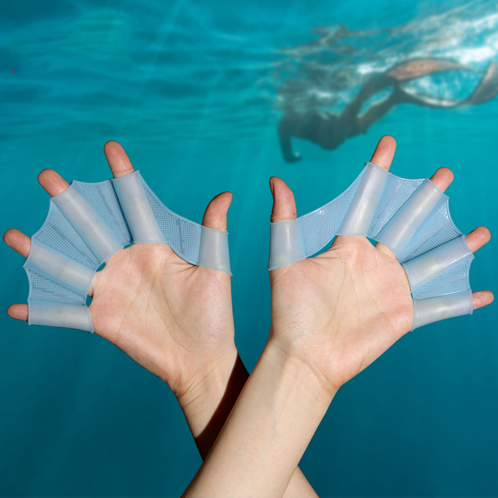 Silicone Swim Fins Hand Paddle - огляд і ціна Sports Equipment Kids